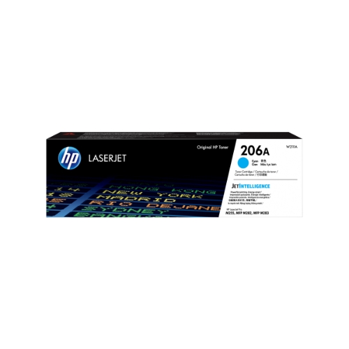 TONER HPINC 206A CYAN LASERJET M255/M282 1250 PAG W2111A