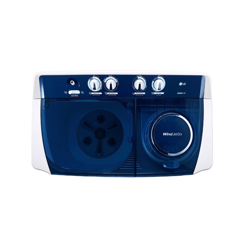 LAVADORA LG WP15WAR 15KG CARGA SUPERIOR DOBLE TINA CON SISTEMA ROLLER JET BLANCA